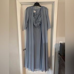 Azazie Dusty Blue Formal Dress